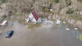 Ürküten görüntüler: Köyceğiz gölü taştı, birçok mahalleyi sel aldı