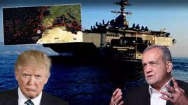 ABD'nin uçak gemisi Ford, İran'a ilerliyor! Pezeşkiyan: Korkmuyoruz, şehit oluruz