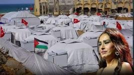 Gazze'den Yıldız Tilbe'ye teşekkür! 2. çadır kenti açıldı