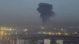 Irak'taki ABD üssünden dumanlar yükseliyor! 'Doğrudan hedef alınmış olabilir'