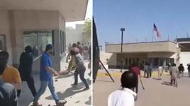 Pakistan'da bir grup gösterici, ABD'nin Karaçi Konsolosluğu'na girmeye çalıştı