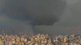 İsrail Beyrut'u havadan vuruyor