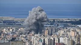 İsrail'den Lübnan'a hava saldırısı! İşte bölgeden sıcak görüntüler