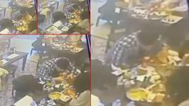 Ocakbaşında mide bulandıran olay! Yemekten çıkan böcek müşterinin dudağını ısırdı