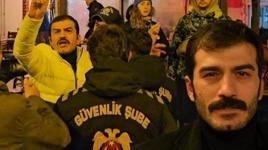 Bu ilk değil! Oyuncu Ufuk Bayraktar, 8 Mart yürüyüşüne katılan kadınlara saldırmaya kalktı