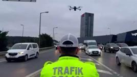 İstanbul'da trafik polislerince 'taralı alan' uygulaması: 740 sürücüye ceza!