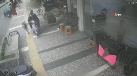 İş yerinden fırlayan 5 yaşındaki çocuk ölümden döndü