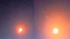 Bağdat'ta ABD üssüne saldırı anı kamerada