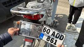 50 bin TL'lik motosikleti ile 146 bin TL'lik ceza yedi! O anlar kamerada