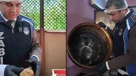 Yemek firmasında skandal görüntü! Zabıta bile isyan etti: ‘Birisi yese ölür’