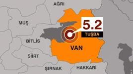 Van'da 5.2 büyüklüğünde deprem! Güvenlik kameraları...