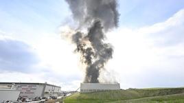 Ankara'da mobilya deposunda yangın