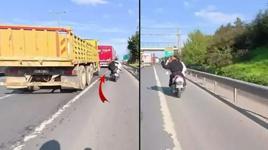 Ataşehir TEM’de motosiklet üstünde kavga