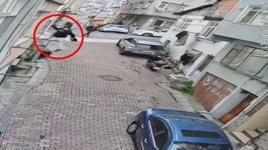 Kağıthane’de 3'üncü kata tırmanıp hırsızlık yaptı