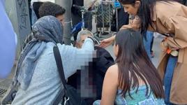 Sokak ortasında dehşete düşüren olay! 14 yaşındaki çocuk yaşlı adamı hastanelik etti