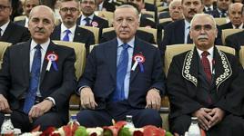 Cumhurbaşkanı Erdoğan, 'Anayasa Mahkemesi 64. Kuruluş Yıl Dönümü ve Ant İçme Töreni'ne katıldı