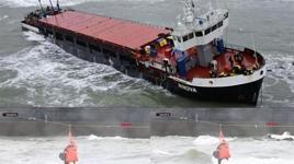 Sakarya'da karaya oturan gemide kurtarma operasyonu