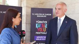 Kültür ve Turizm Bakanı Mehmet Nuri Ersoy CNN TÜRK’te! Mersin'de Kültür Yolu Festivali başlıyor