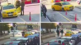 Burdur’da film sahnesini aratmayan anlar! Çalınan taksinin peşinden koşup aracını geri aldı