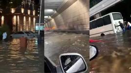 Metro istasyonlarını ve caddeleri su bastı! Özbekistan'ın başkenti felç oldu