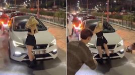 Trafikteki şovun bedeli ağır oldu! Kimliği tespit edildi