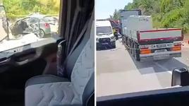 TIR dorsesine çarpan otomobildeki çift hayatını kaybetti