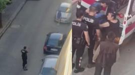 Aydın'da samuray kılıcıyla sokağa çıkan genç kız dehşet saçtı