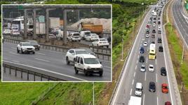 Bolu dağı kilitlendi! Tatilciler yola çıktı... Uzun araç kuyrukları oluştu