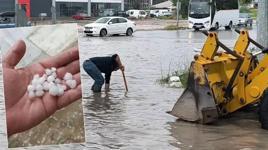 Peş peşe gelen sağanak uyarılarının ardından cadde ve sokaklar göle döndü!