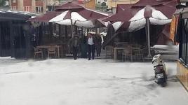 Afyon'da yağmur ve dolu yaşamı olumsuz etkiledi