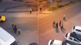 Başakşehir'de iş yerine silahlı saldırı düzenleyen şüpheliler suçüstü yakalandı