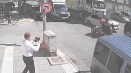 Cadde savaş alanına döndü! 
