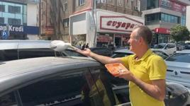 Gebze'de esnafın beslediği martı 'Pamuk' mahallenin maskotu oldu