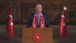 Cumhurbaşkanı Erdoğan A Milli Futbol Takımı'na video mesajla başarı diledi