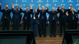 Nevşehir, Keçiören ve Keşan belediye başkanları AK Parti'ye katıldı! Rozetleri Erdoğan taktı