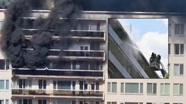 Belçika'da 10 katlı binada korkunç yangın! Çok sayıda ölü ve yaralı var