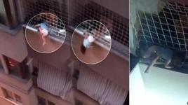 Denizli'de yürekleri ağza getiren kayıt! Çığlık çığlığa çaresizce izlediler