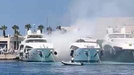 Bodrum Marina'da lastik botta patlama! 1 yaralı