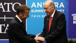 Macron zirvenin ardından paylaştı! Erdoğan, 'Fransa'ya selam söyle' demişti...