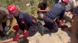 Sulama kanalında yaşam savaşı! 2 kadının duran kalpleri yeniden çalıştırıldı