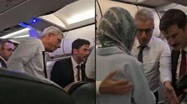 Uçakta rahatsızlanan yolcuya ilk müdahaleyi Sağlık Bakanı Memişoğlu yaptı