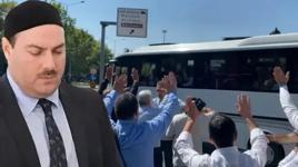 Alihan Kuriş'in cezaevine sevki sırasında dikkat çeken an