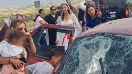 Erzurum’da düğün konvoyu hafriyat kamyonuyla çarpıştı: 2 ölü, 4 yaralı