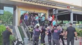Batman’da spor salonunda yangın! 30 kişi içeride mahsur kaldı