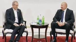 Aliyev ile Pezeşkiyan arasında dikkat çeken diyalog! 'Nerenin suyudur'