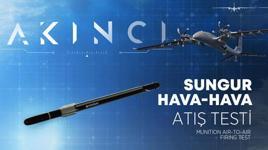 AKINCI hava hedefini SUNGUR ile vurdu