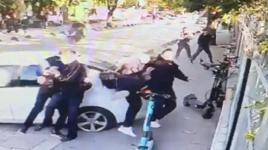 Üsküdar’da okul önünde feci kaza! Otomobil kaldırıma çıktı, 4 öğrenciye çarptı
