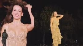 Podyumda göz kamaştıran Serenay Sarıkaya'nın elbisesinin fiyatı dudak uçuklattı