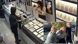 Oyuncak tabancayla kuyumcuyu soymaya kalktı, aldığı cevapla kaçtı! Kıskıvrak yakalandı