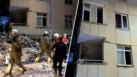 Maltepe'de 6 katlı bina çökme! Ekipler olayyerinde